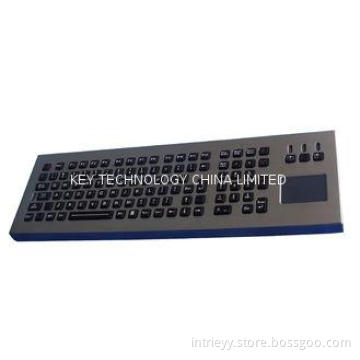 IP65 desktop Stainless Steel keyboard with touchpad , illum